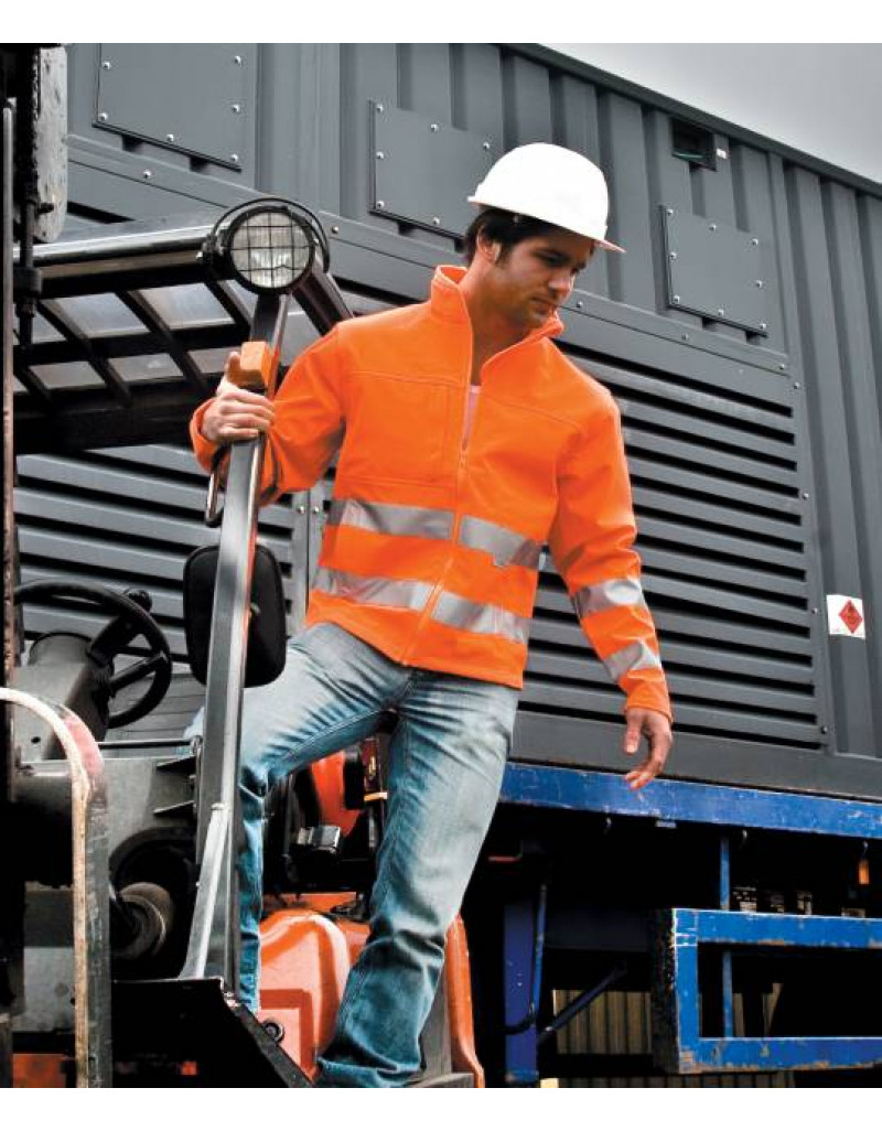 Jachetă subțire de lucru fosforescentă